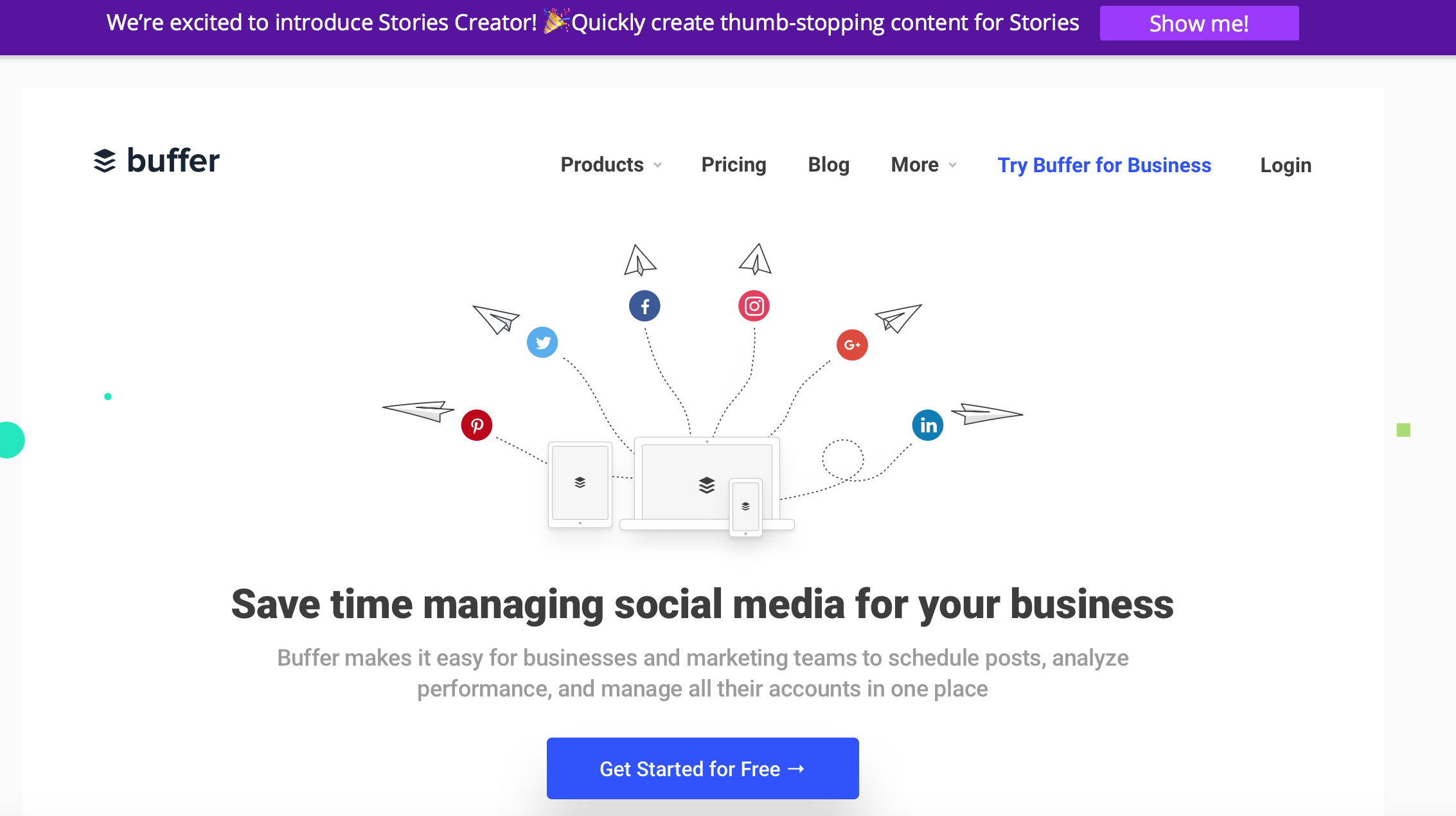 Buffer Social Media Scheduling Tool