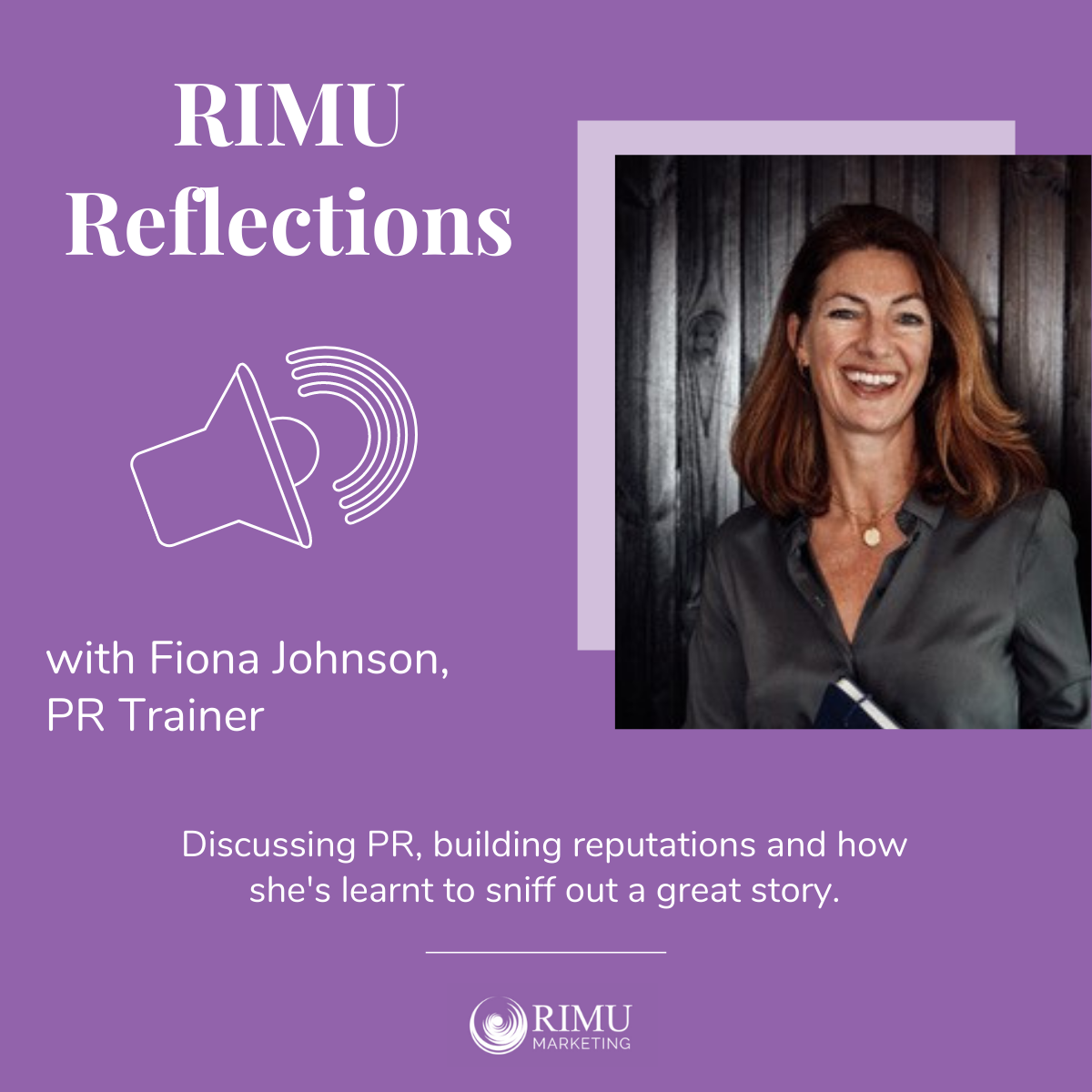 RIMU Reflections - Vlog with Fiona Johnson PR